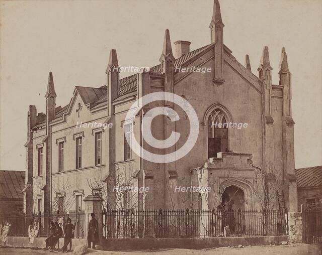 Maison Vertu, Sebastopol, 1855-1856. Creator: James Robertson.