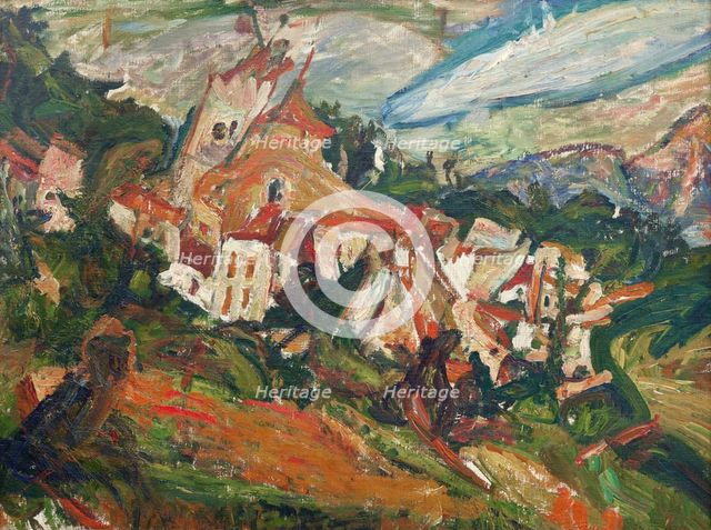 Maisons à Céret, c1920. Creator: Soutine, Chaim (1893-1943).
