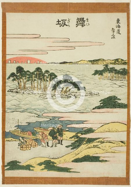 Maisaka, from the series "Fifty-three Stations of the Tokaido (Tokaido gojusan tsugi)", Japan, c1806 Creator: Hokusai.