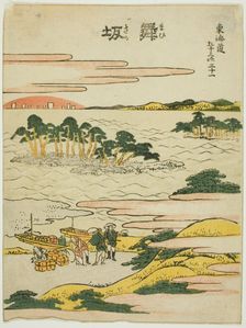 Maisaka, from the series "Fifty-three Stations of the Tokaido (Tokaido gojusan tsugi)", Japan, c1806 Creator: Hokusai