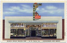 Maisel's Indian Trading Post, Albuquerque, New Mexico, USA, 1940