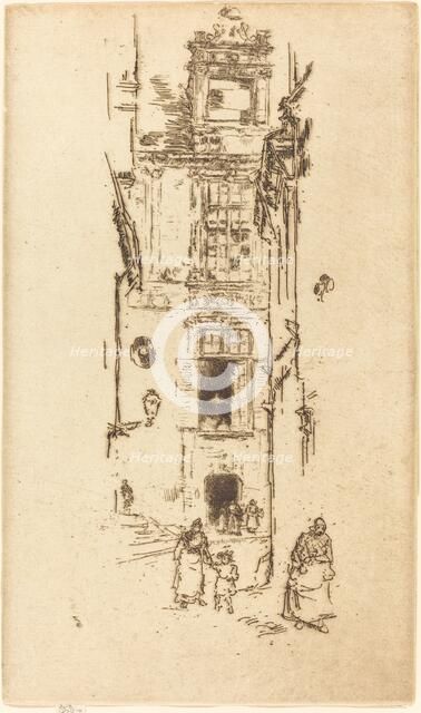 Mairie, Loches, 1888. Creator: James Abbott McNeill Whistler.