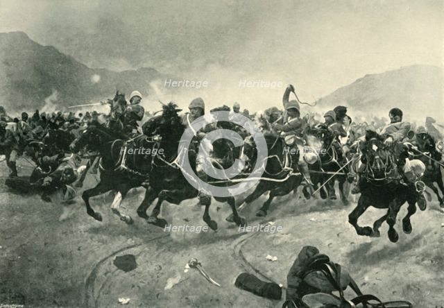 'Maiwand - Saving the Guns', (1901). Creator: Unknown.
