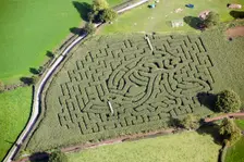 Maize Maze, Jowett House Farm, Cawthorne, Barnsley, South Yorkshire, c2015. Artist: Dave MacLeod