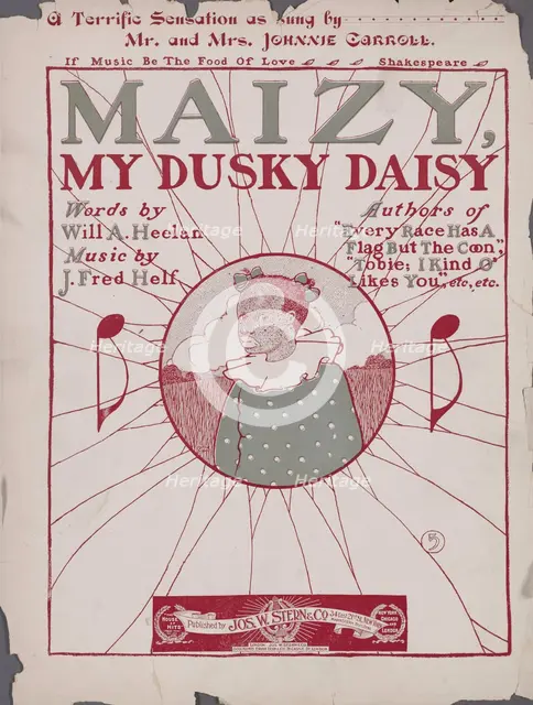 'Maizy, my dusky daisy', 1901. Creator: Unknown.