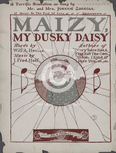 'Maizy, my dusky daisy', 1901. Creator: Unknown.