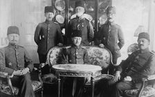 Maj. Dr. Orhan Bey, Maj. Dr. Bruning, Maj. Dr. Ibrahim Refik, Dr. Assaf..., between c1915 and c1920. Creator: Bain News Service