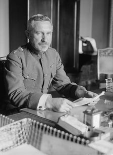Maj. Gen. Peyton C. March, U.S.A., Chief of Staff, at Desk, 1918. Creator: Harris & Ewing