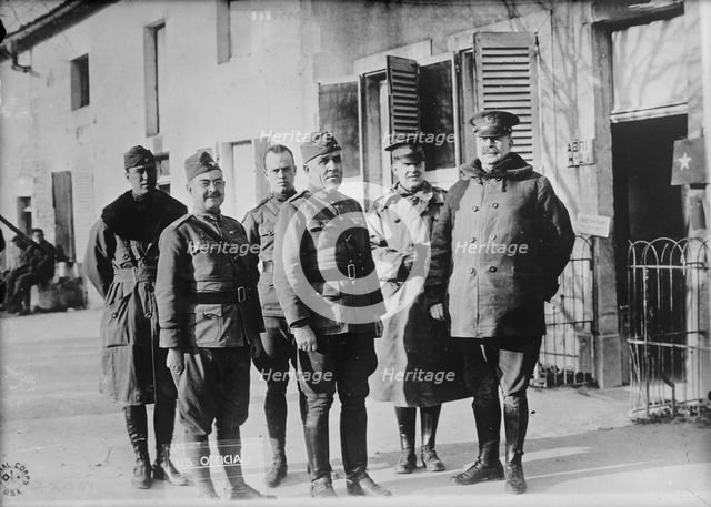 Maj. Gens. J.T. Dickman & C.T. Bailey, 11 Nov 1918. Creator: Bain News Service.
