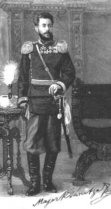 'Major Constantine Panitza 1890. Creator: Unknown
