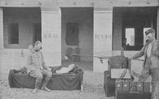 Major Battersby and his Orderly taking a Radiograph in the Soudan c1890, (1910)