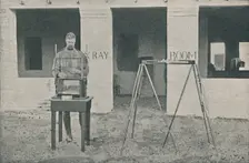 Major Battersby using the Localizing Apparatus c1890, (1910)