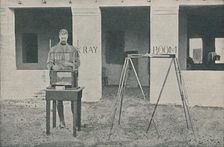 Major Battersby using the Localizing Apparatus c1890, (1910)