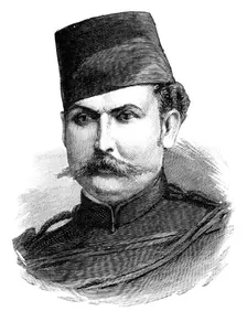 Major Baron Alfred von Seckendorff, prisoner in the Soudan, 1883. Creator: Unknown
