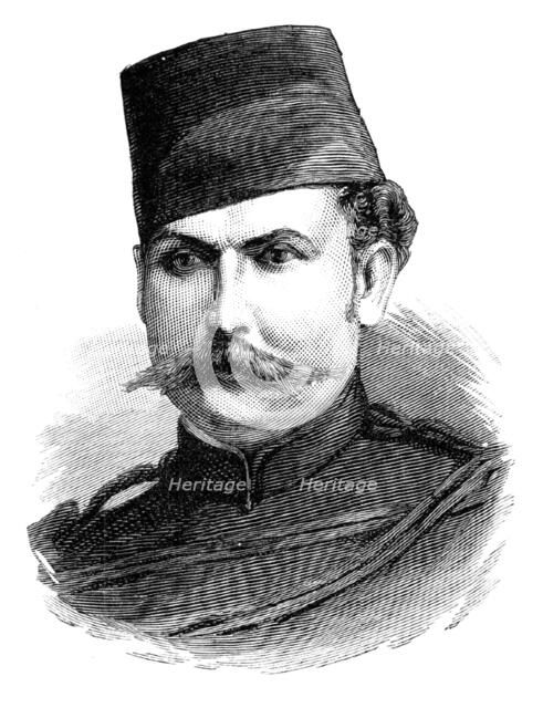Major Baron Alfred von Seckendorff, prisoner in the Soudan, 1883. Creator: Unknown.