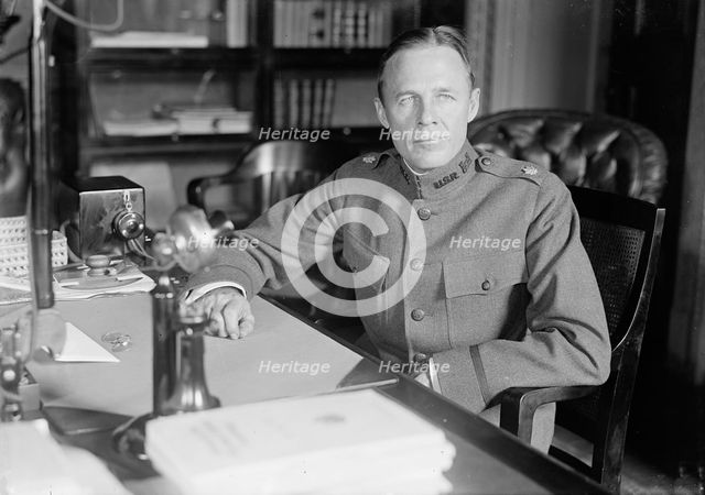 Major Benedict Crowell, U.S.A., Assistant Secretary of War, at Desk, 1917. Creator: Harris & Ewing.