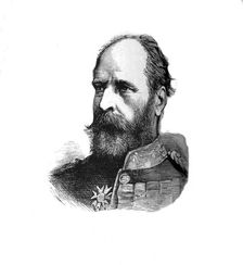 Major-Gen. Sir E. B. Hamley, Commanding the Second Division c1882