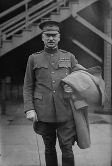 Major General W.G. Haan arriving, 1919. Creator: Bain News Service