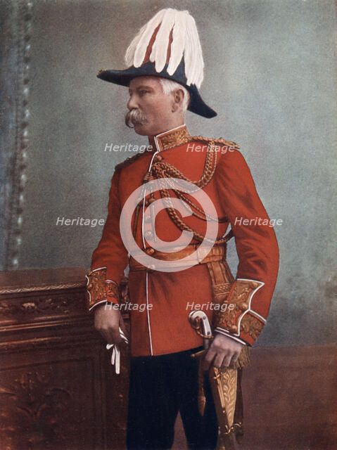 Major-General GH Marshall, Commanding Royal Artillery, South Africa Field Force, 1902.Artist: C Knight