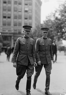 Major General Jesse McIlvaine Carter, U.S.A. - Left, with Mcgibbs, 1918. Creator: Harris & Ewing