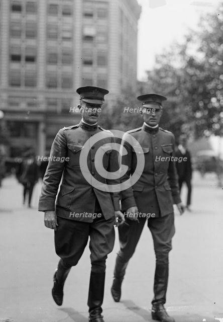 Major General Jesse McIlvaine Carter, U.S.A. - Left, with Mcgibbs, 1918. Creator: Harris & Ewing.