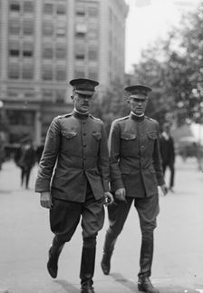 Major General Jesse McIlvaine Carter, U.S.A. - Left, with Mcgibbs, 1918. Creator: Harris & Ewing