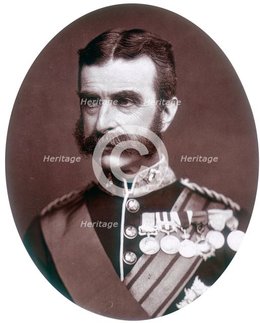 Major-General Lord Chelmsford, British soldier, 1882. Creator: Lock & Whitfield.