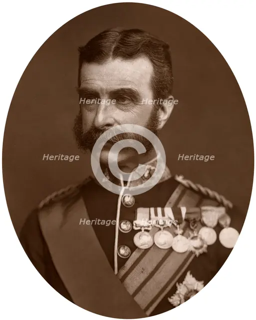 Major-General Lord Chelmsford, British soldier, 1882.Artist: Lock & Whitfield