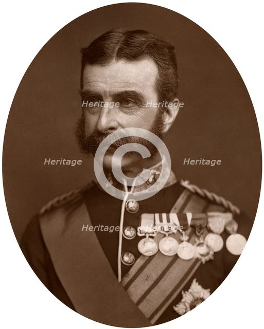 Major-General Lord Chelmsford, British soldier, 1882.Artist: Lock & Whitfield