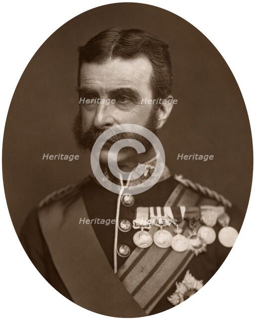 Major-General Lord Chelmsford, British soldier, 1882.Artist: Lock & Whitfield