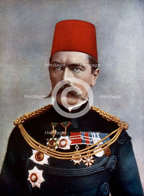 Major General Lord Kitchener of Khartoum, GCB, KCMG, RE, 1900s. Creator: Gabriel Lekegian.