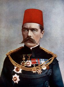 Major General Lord Kitchener of Khartoum, GCB, KCMG, RE, 1900s. Creator: Gabriel Lekegian