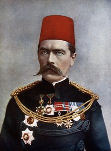 Major General Lord Kitchener of Khartoum, GCB, KCMG, RE, 1900s. Creator: Gabriel Lekegian