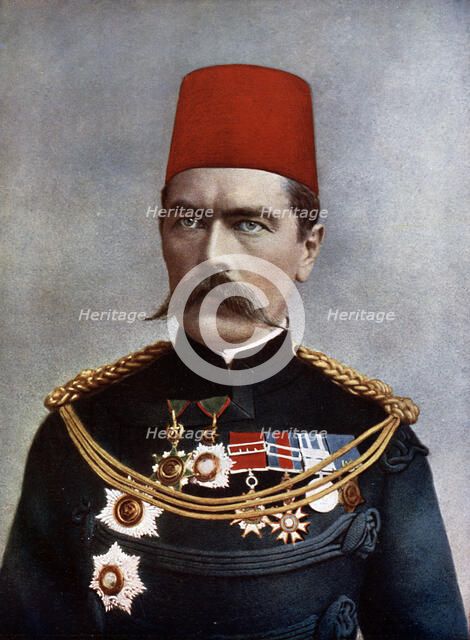 Major General Lord Kitchener of Khartoum, GCB, KCMG, RE, 1900s. Creator: Gabriel Lekegian.