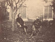 Major General Pleasanton and General Custer, 1863. Creator: Tim O'Sullivan
