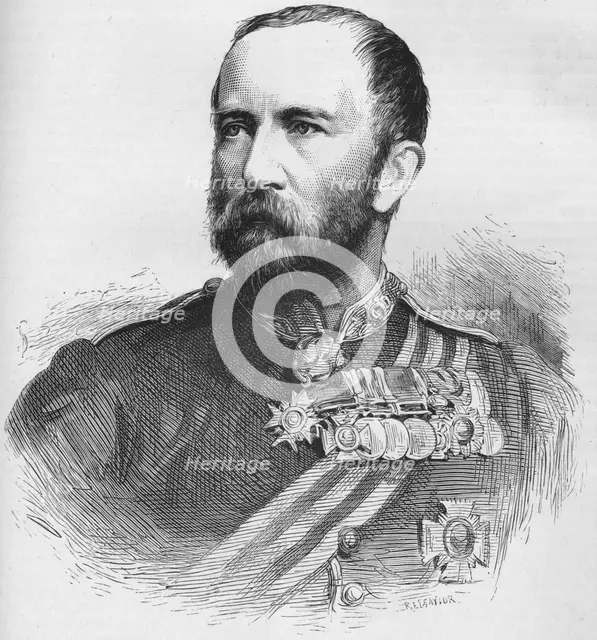 Major General Sir Henry Evelyn Wood, VC, KCB, British soldier, 1884. Artist: Unknown