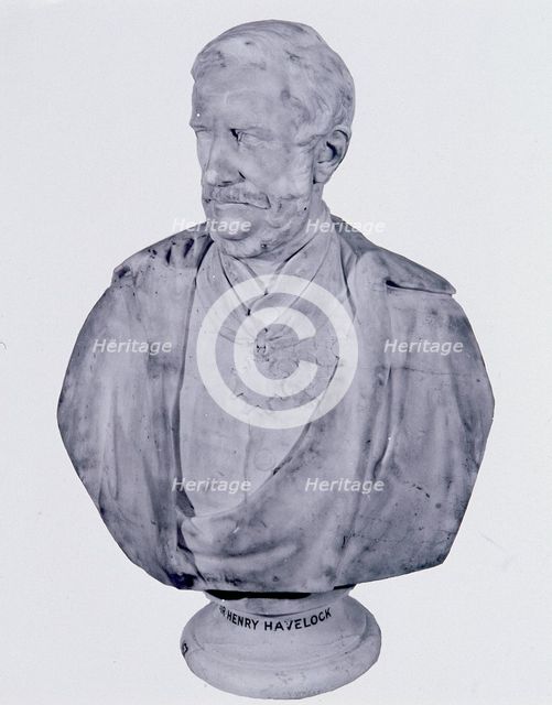 Major General Sir Henry Havelock. 1858. Artist: William Behnes