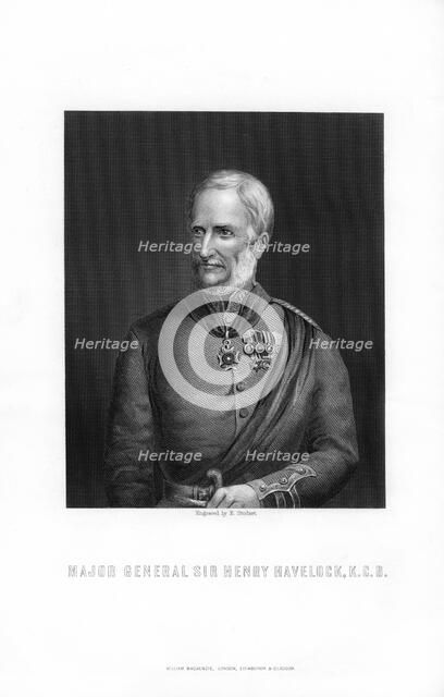 Major-General Sir Henry Havelock, British general, (1893).Artist: E Stodart