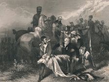 Major General Sir. R. H. Sale...Mortally Wounded at the Battle of Moodkee... (mid 19th century). Creator: J Rogers