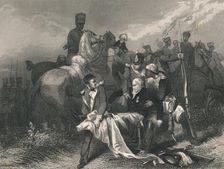 Major General Sir. R. H. Sale...Mortally Wounded at the Battle of Moodkee... (mid 19th century). Creator: J Rogers
