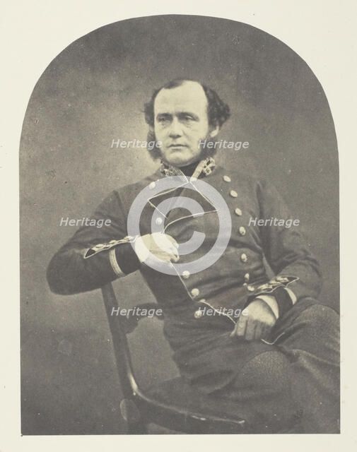 Major Gen'l Charles Ashe Windham, 1855. Creator: Roger Fenton.