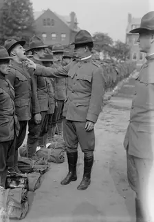 Major Gregory, Medical Inspection, 1917. Creator: Bain News Service