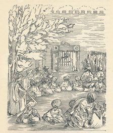 Major Denhan and His Party Received by the Sheikh of Bornu, (1826), 1912