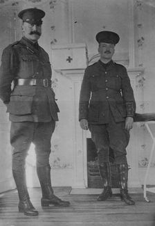 Major Elliott & Captain Young of Canadian Hospital, between 1914 and c1915. Creator: Bain News Service