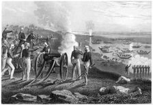 Major Eyre driving the Oude rebels from Allahabad 1857, (c1860)