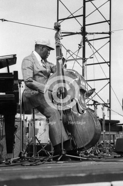 Major Holley, Capital Jazz Festival, Alexandra Palace, London, 7/79. Creator: Brian O'Connor.