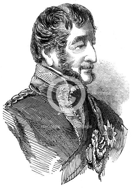 Major Henry Somerset, 7th Duke of Beaufort, 1853. Artist: Unknown