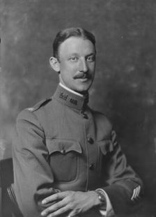 Major H.L. Kebbon, portrait photograph, 1919 May 16. Creator: Arnold Genthe