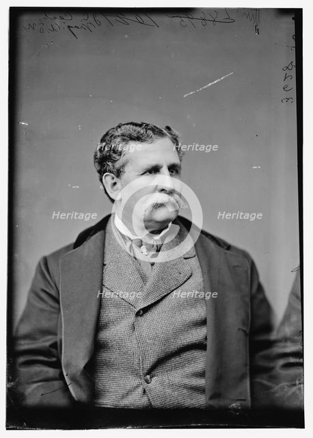 Major J.C. Cash, between 1870 and 1880. Creator: Unknown.