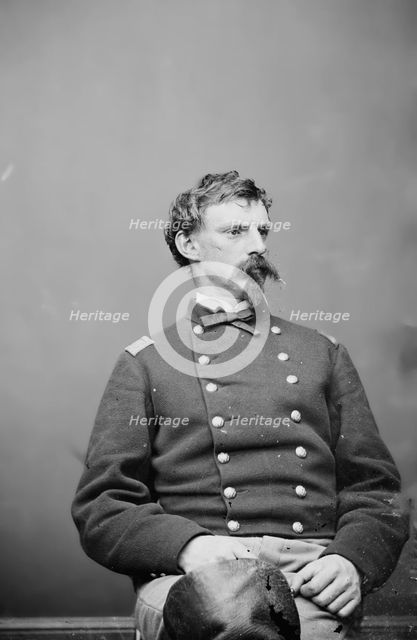 Major J.E. Hamlin, US Army, between 1855 and 1865. Creator: Unknown.